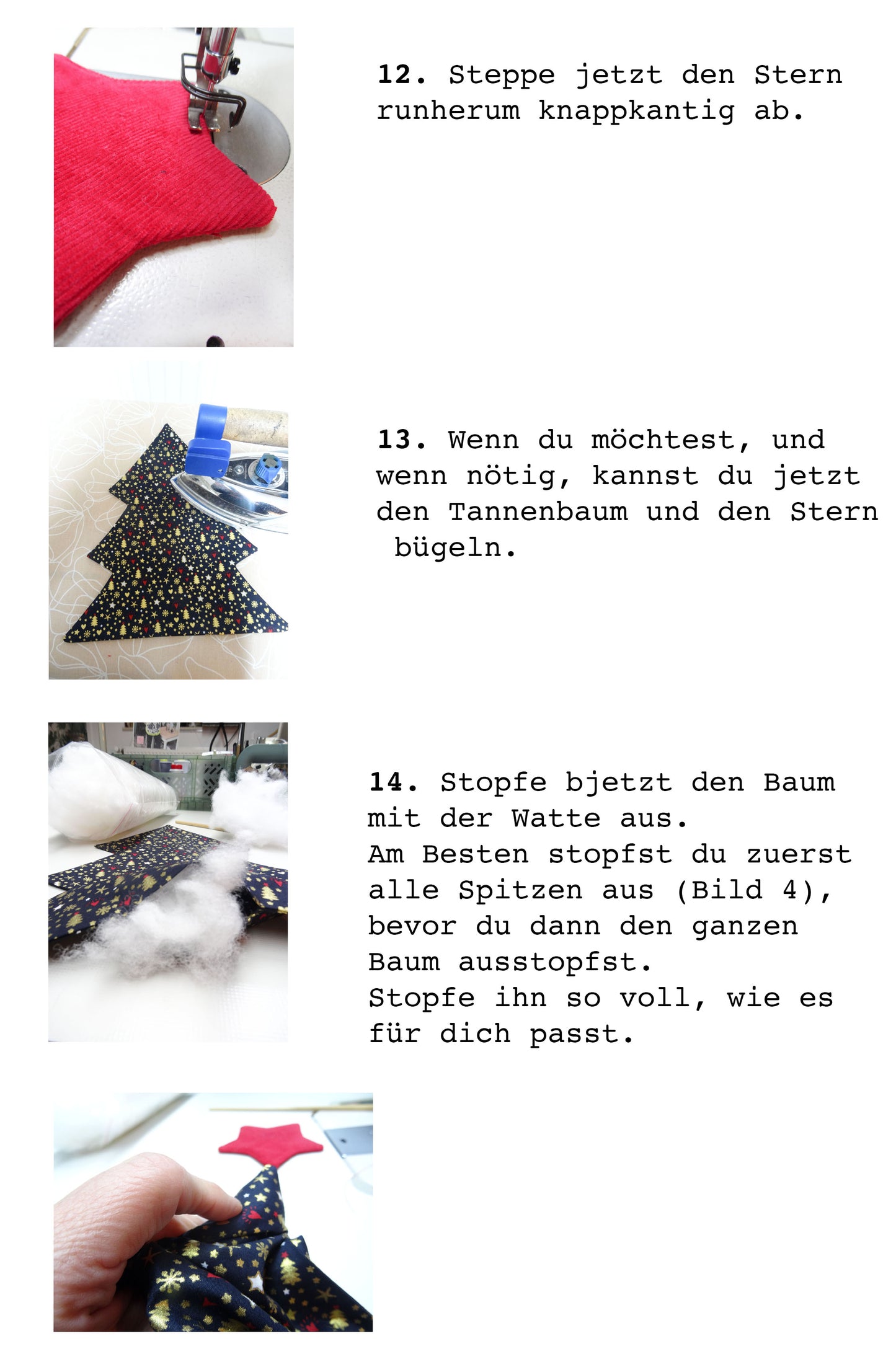 DIY Nähpaket Tannenbaumkissen
