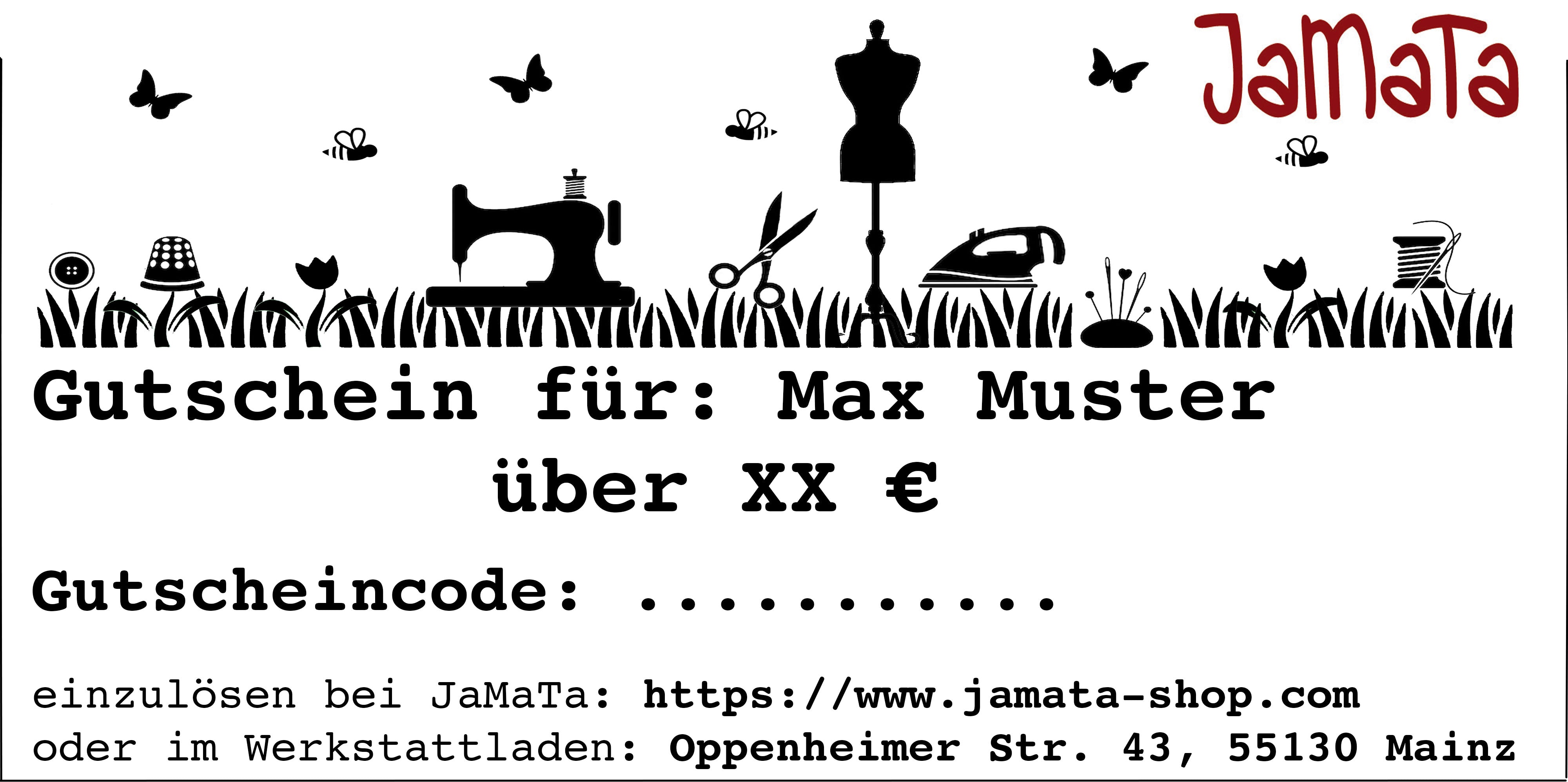 Gutscheine von JaMaTa – JaMaTaShop