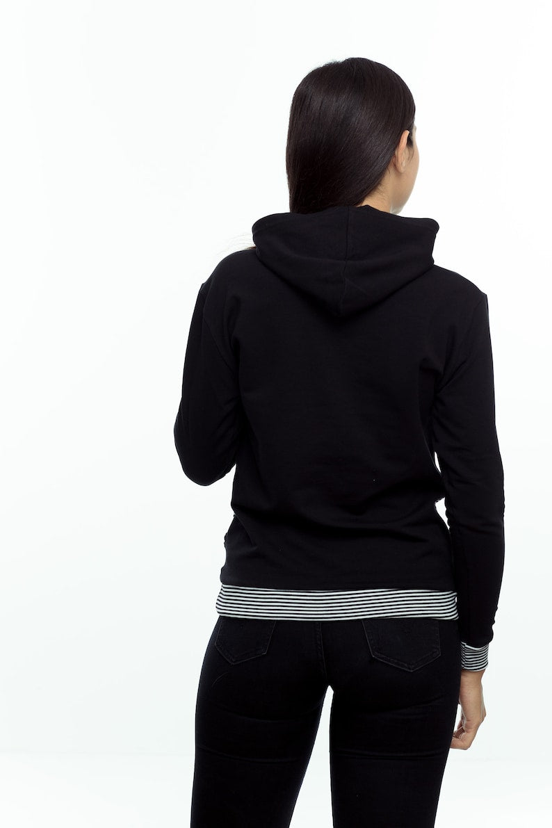 Hoodie/ Sweatshirt "Ringel"