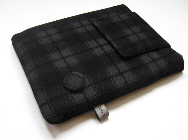 Tablet- oder Notebook- Tasche "Karo-Cord"