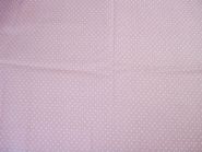 Stoffmuster - Punkte rosa/weiß, 100% Baumwolle 