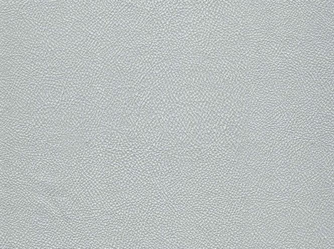 Stoffmuster - Kunstleder silber 98% PVC 2% Polyester 